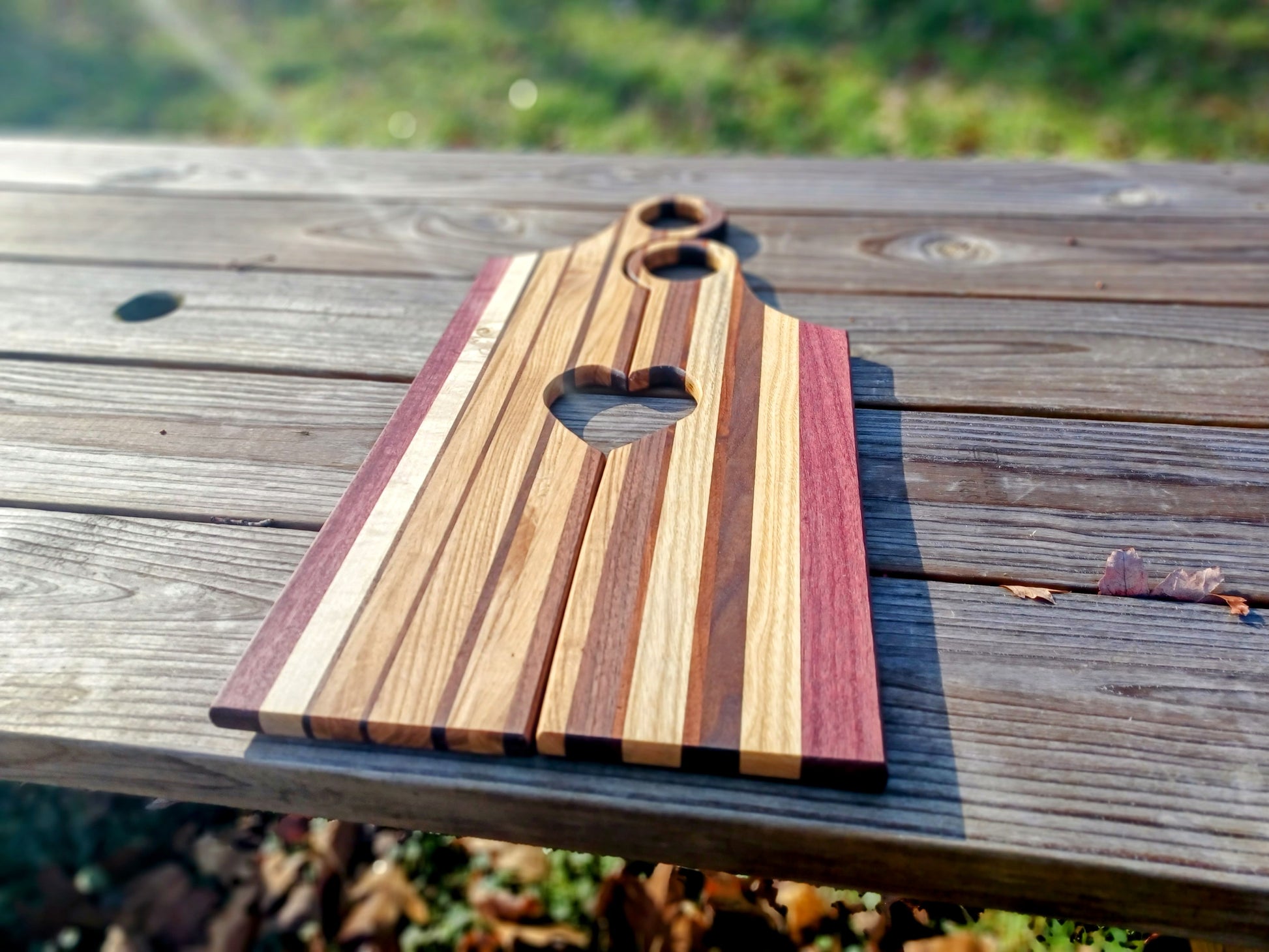 Handmade Wooden Couples Cutting Board Set, Romeo and Juliet
